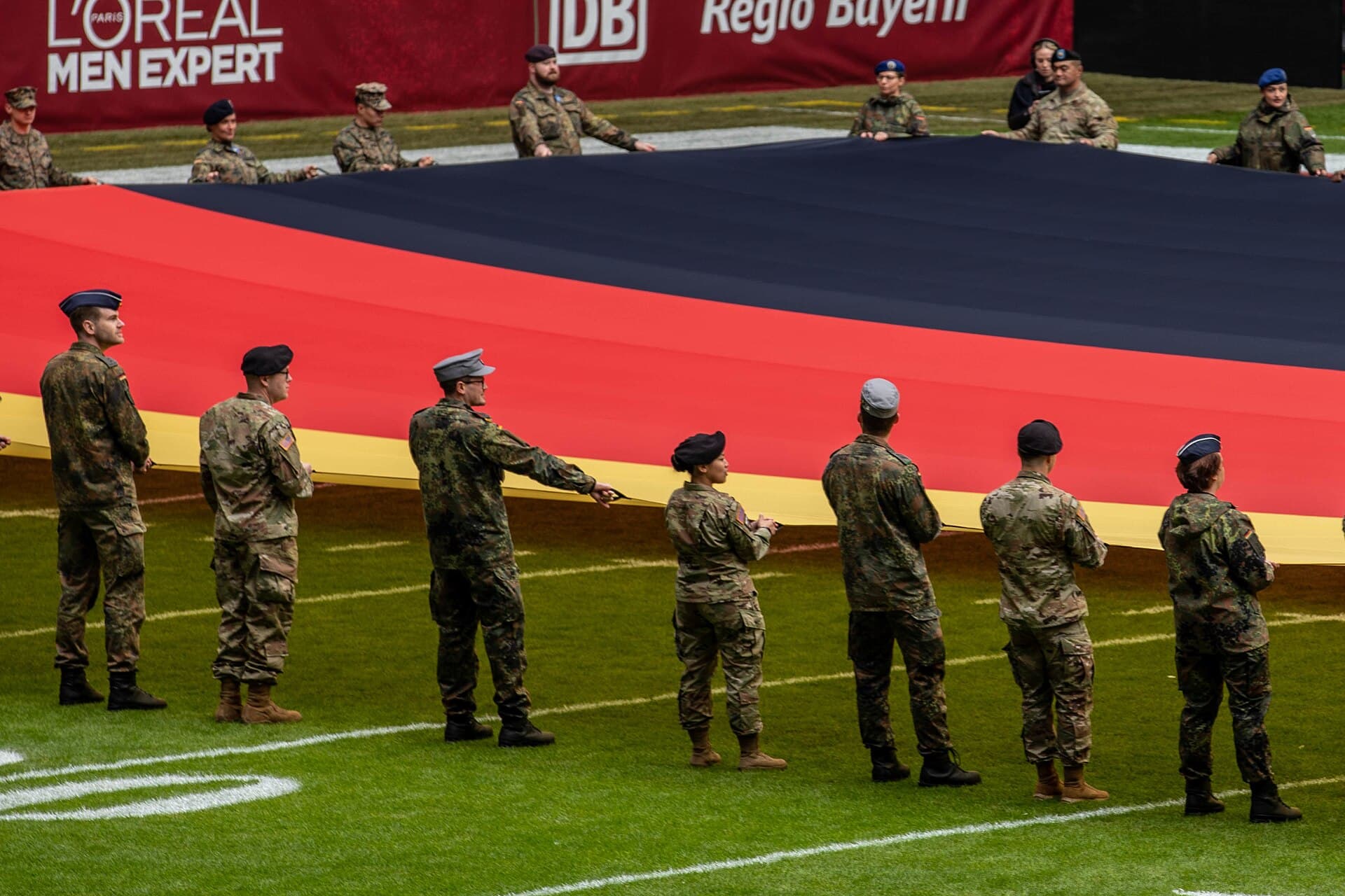 Munich's Allianz Arena hosted the NFL's first regular-season game in Germany in November 2022.