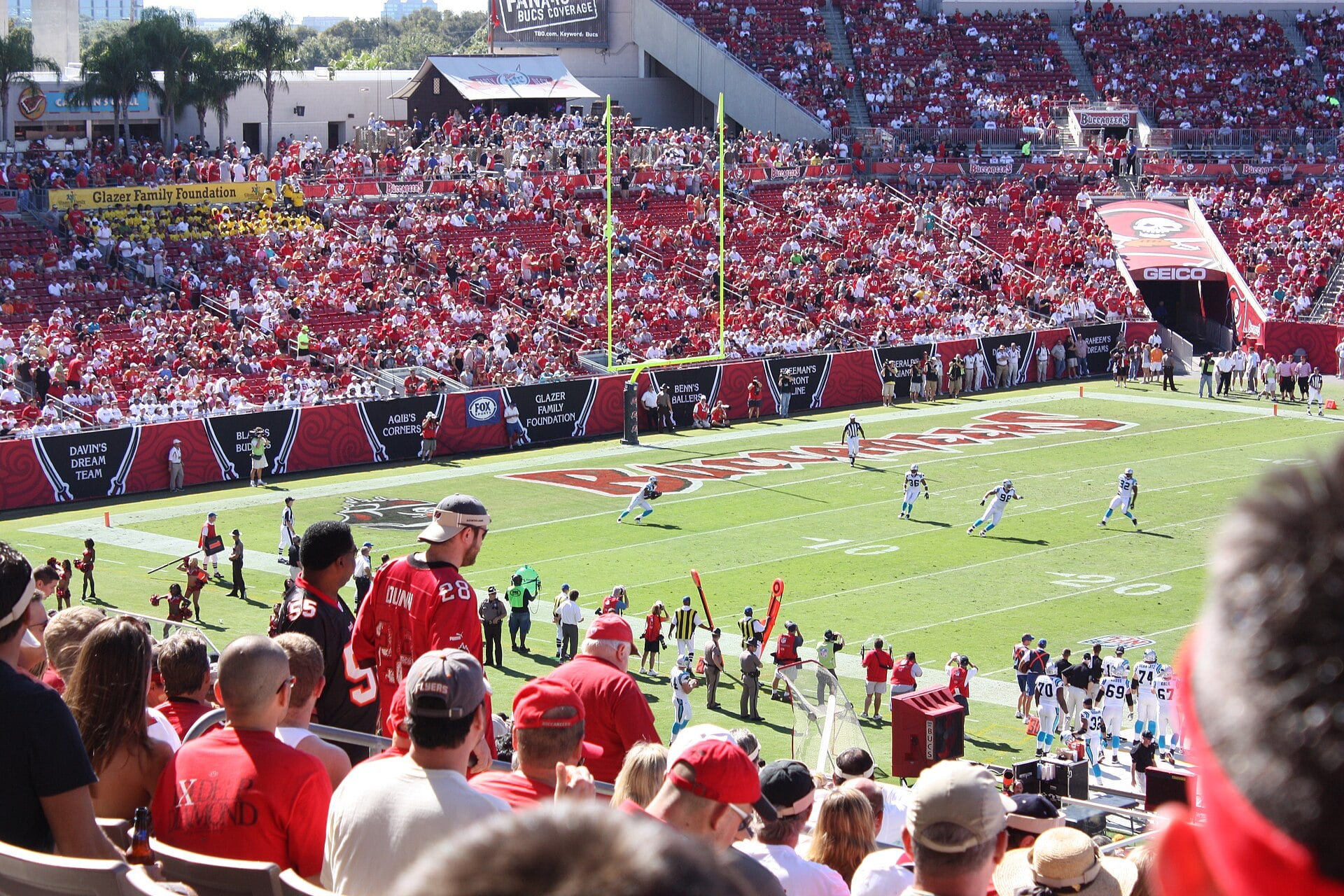 The Buccaneers host the Carolina Panthers at Raymond James Stadium, November 14, 2010.