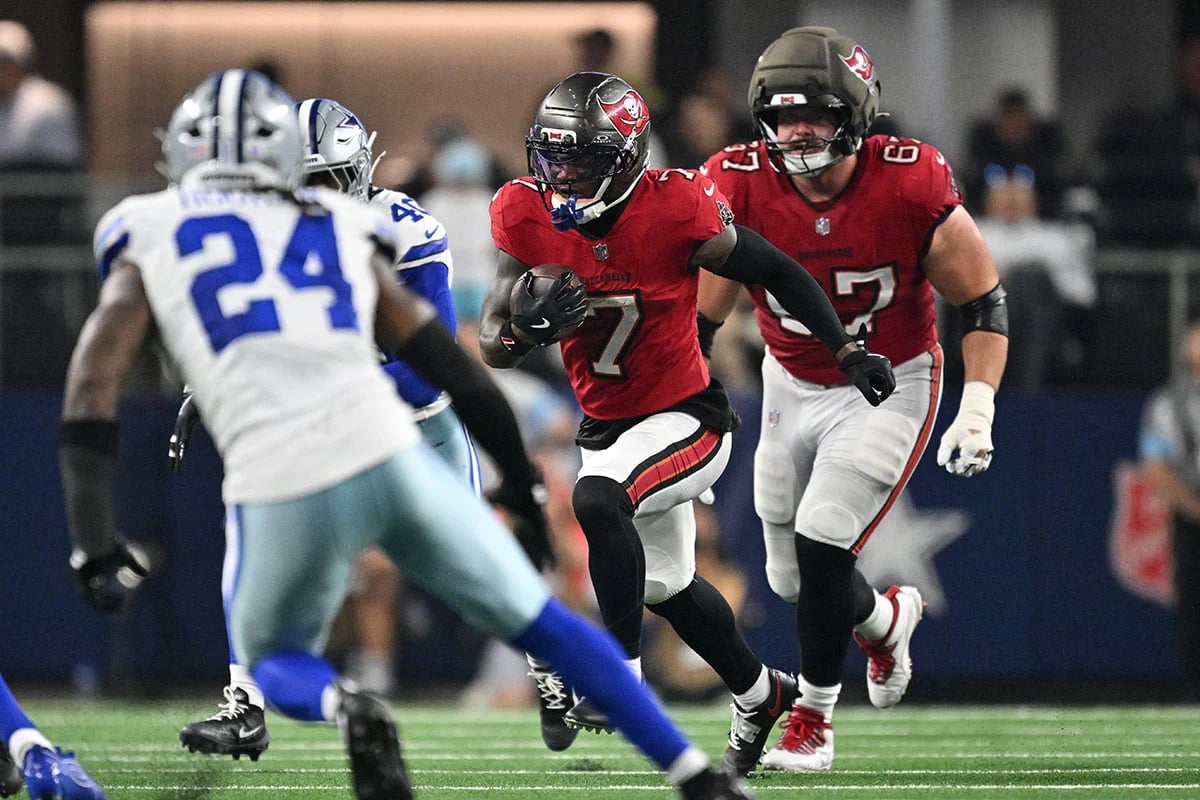 Buccaneers beat Cowboys 24-16 for first win, Bucky Irving rushes for 165 yards