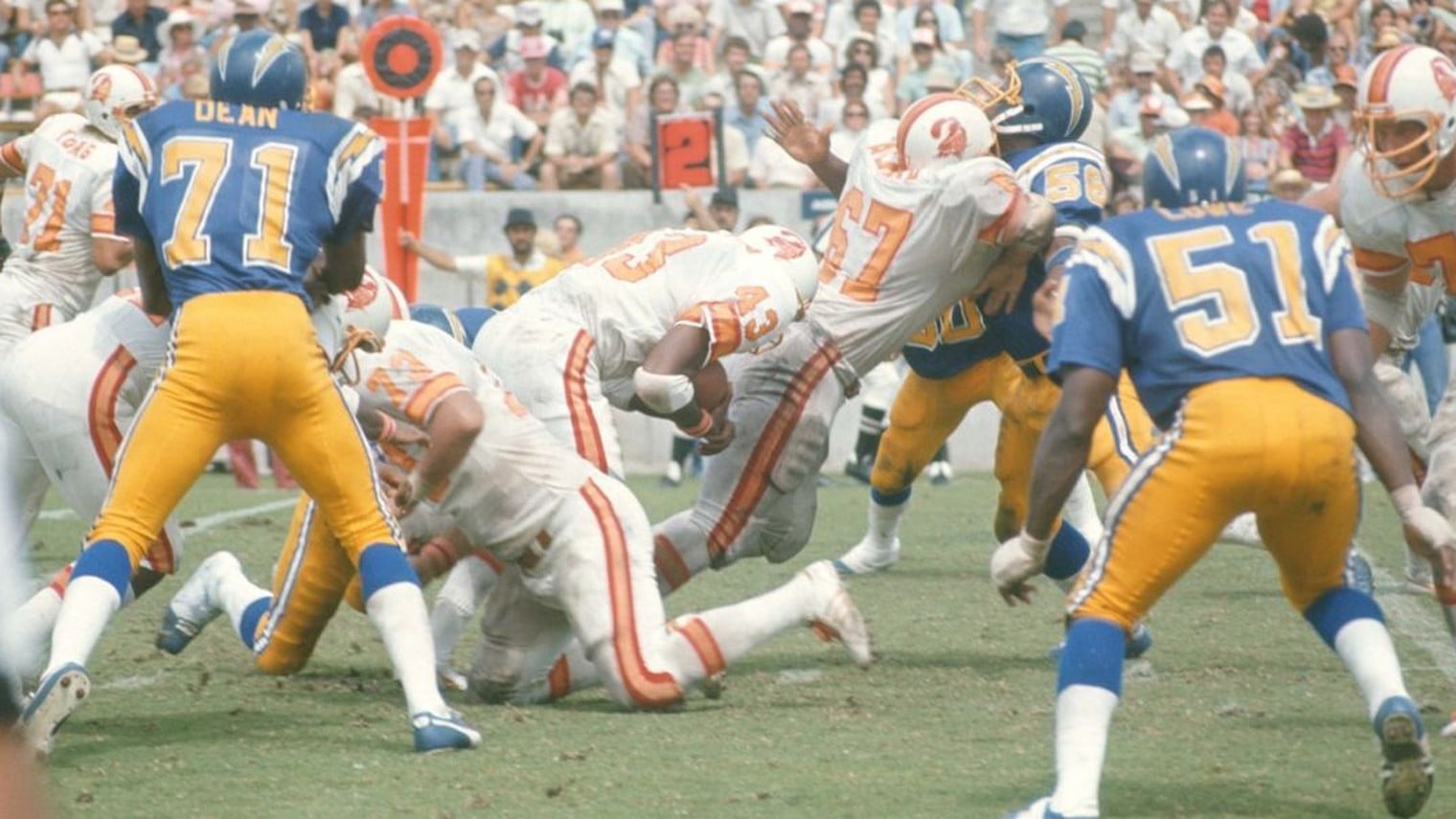 Buccaneers history: Chargers shut out Tampa Bay 23-0 in their first home game